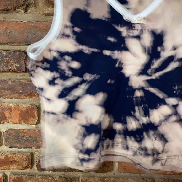 Saks Fifth Avenue Custom Bleach Dyed Tank Top M - Picture 2 of 6